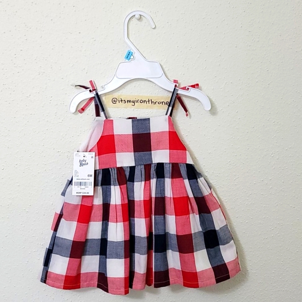 NWT Oshkosh Buffalo Plaid Dress